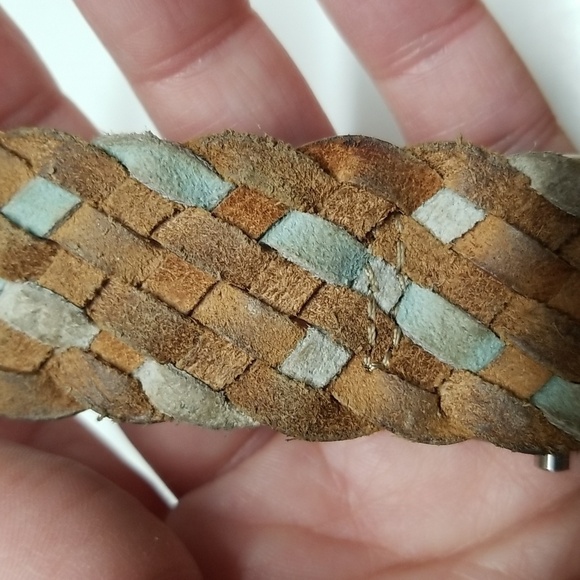 {Fossil} JR-8838 Leather Strap Stainless Steel Analog Watch - Picture 8 of 11